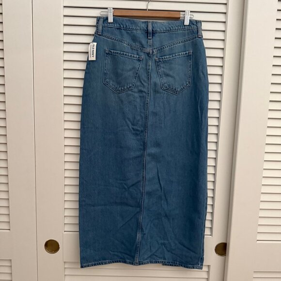 Old Navy Mid-Rise Jean Maxi Skirt NWT sz 2 - Picture 5 of 5